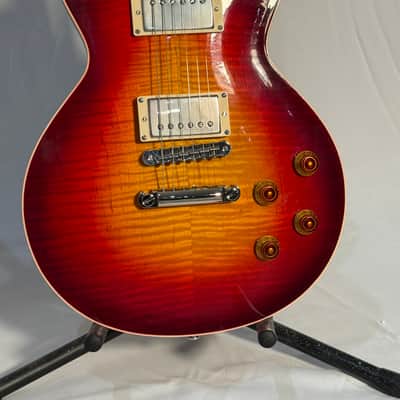 custom built Les Paul style guitar LP 2025 - red sunburst nitro image 3