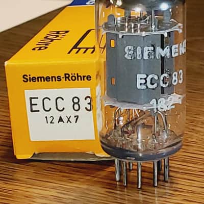 12AX7 Siemens NOS/NIB Smooth Plate MaxiPreamp2/TV7 Tested (1)Tube Lot image 1