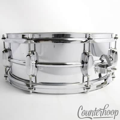 *Tama Rockstar 14x5"Snare Drum Steel Chrome COS Shell 8-Lug Taiwan* image 6