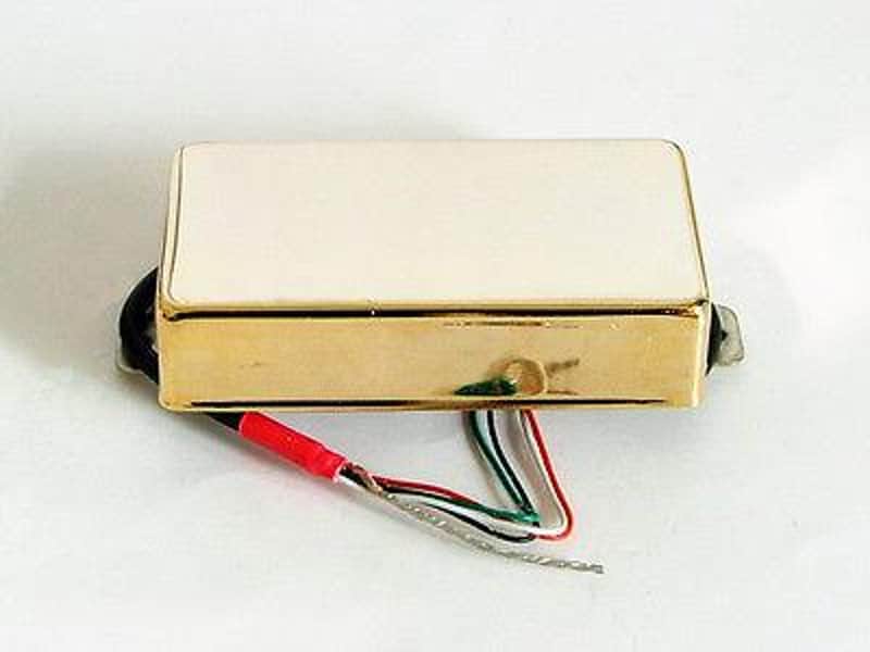 Artec Alnico 5 Les Paul Humbucker Neck Pickup Gold image 1