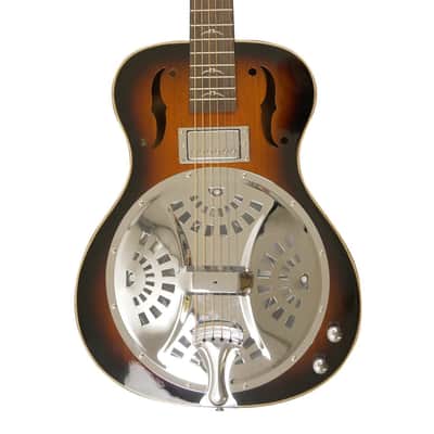 Journey Instruments FR300BE First Class OM Resonator Body Solid African Mahogany Neck 6-String Acoustic-Electric Collapsible Travel Guitar w/Gig Bag image 6