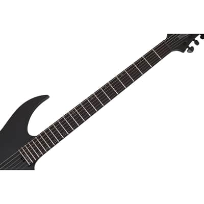 Schecter KM-6 MK-III EX guitar in Satin Black Open Pore B-Stock 0096 image 3