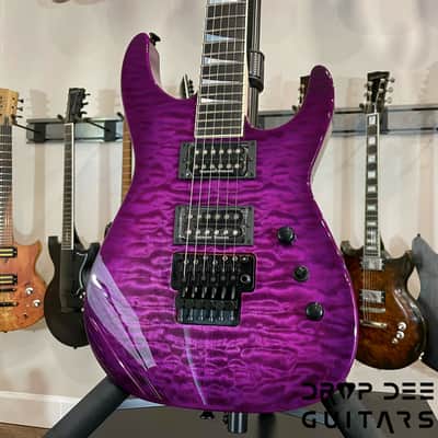 Jackson Custom Shop Dinky FR Electric Guitar w/ Case-Purple Burst image 4