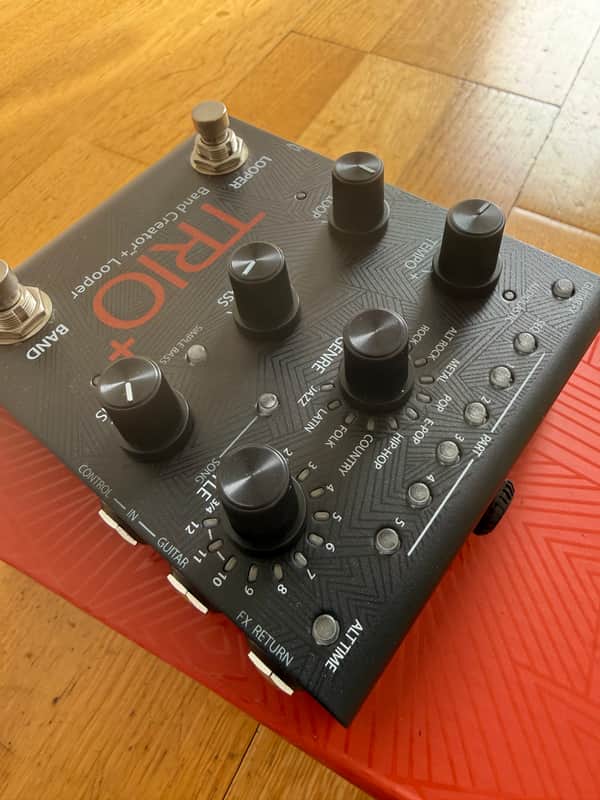 DigiTech TRIO Plus Band Creator + Looper 2010s - Black image 1