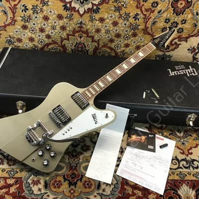 2013 Gibson - Elliot Easton Tikibird Firebird - gold mist poly - ID 5572 image 25