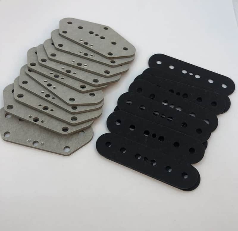 Pickup Winders Telecaster Bridge Pickup Flatwork Grey Bottom 10 Pack image 1