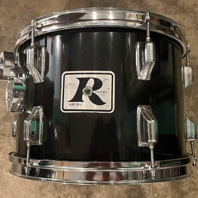 Rogers Big R 13, 16, 22 Londoner 70s black drum set image 8