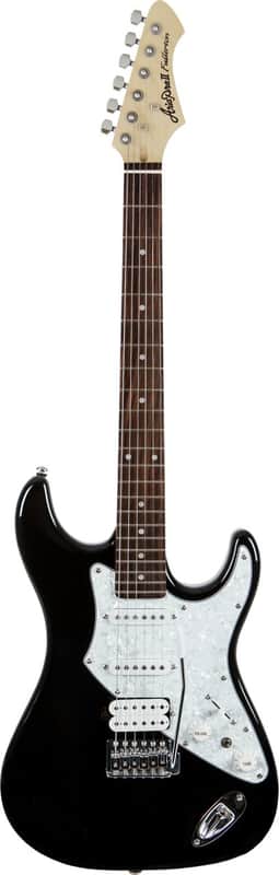 ARIA PRO II ELECTRIC GUITAR BLACK image 1
