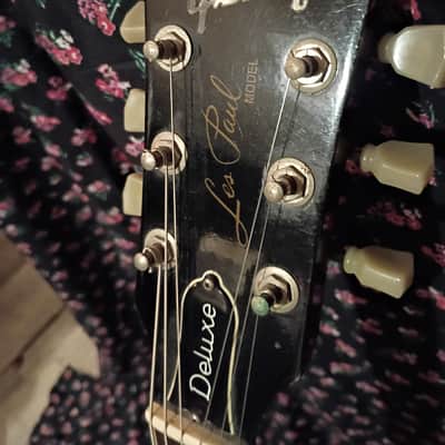 Gibson Les Paul Deluxe 30th Anniversary 2000 - 2001 Wine Red HH Rare image 3