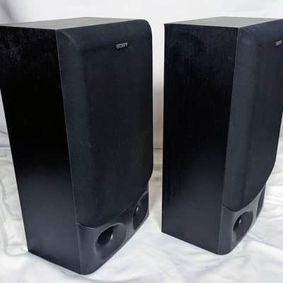 Sony SS-D555 Set Of 3-way Speakers - 19” Tall - Black - 2 Channel image 9