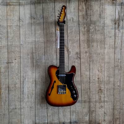 Fender Limited Edition Suona Telecaster Thinline Ebony Violin Burst image 1