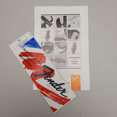 Early 1990's Fender Case Candy, and Sticker (PA-205) image 1