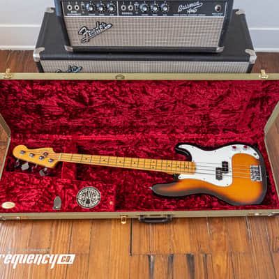 Fender Select Precision Bass in a Two Tone Sunburst wit a Flamed Maple Top and Fretboard - 2012 image 20