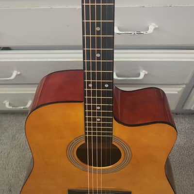 Taylor Style Headstock Cutaway 1990's-2000's - Natural image 1