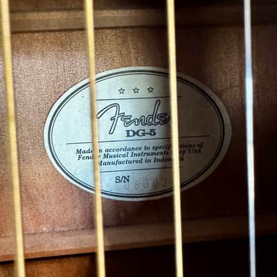 Fender Dg5 2000 - Natural image 6