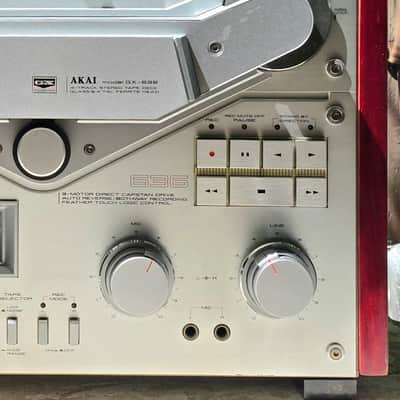 Akai GX-636 Pro Serviced Open Reel 6 Head Tape Recorder LED Upgrade, Custom Panels image 8