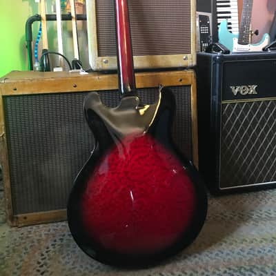 Samick Artist Series SAB 650 Birdseye 1995 Burgundy image 5