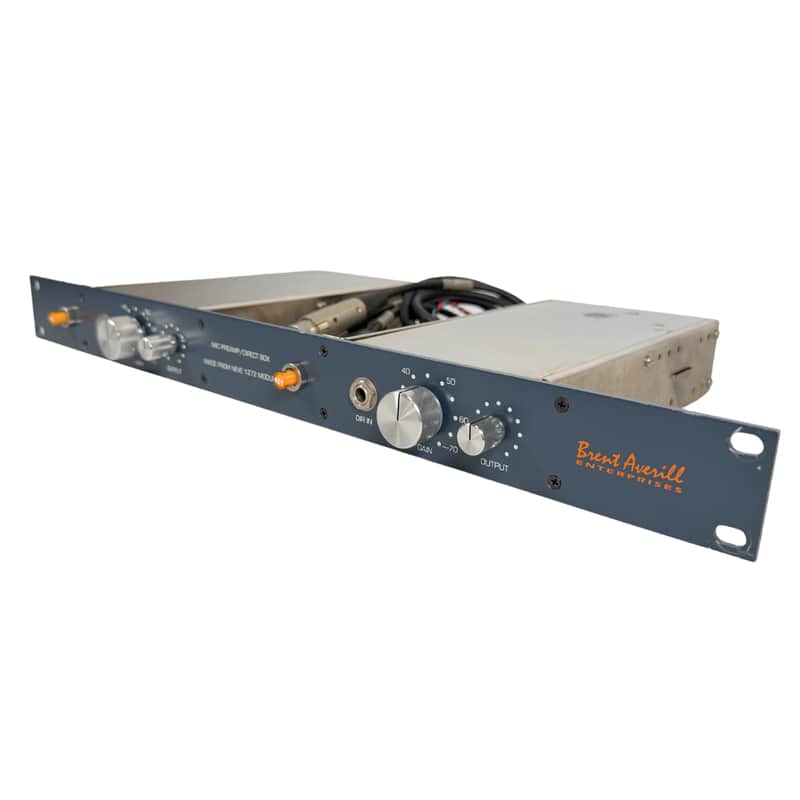 Brent Averill Pair Vintage Neve 1272 Mic Preamp/DI & BAE PSU | Reverb