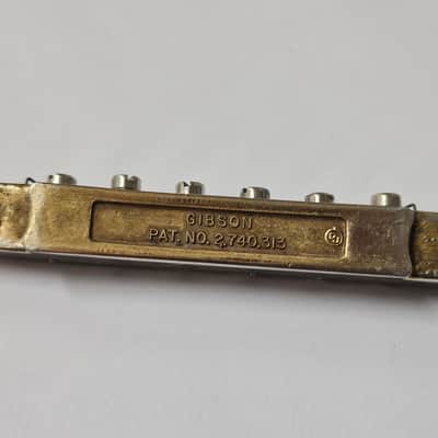 Gibson Vintage 1960's Patent Number ABR-1 Chrome/Gold Bridge ES Les Paul SG 1965 1966 1967 1968 1969 image 4