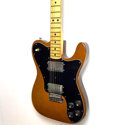 Fender Telecaster Deluxe w/ RARE Factory Tremolo 1973-1974 - Mocha Brown image 5