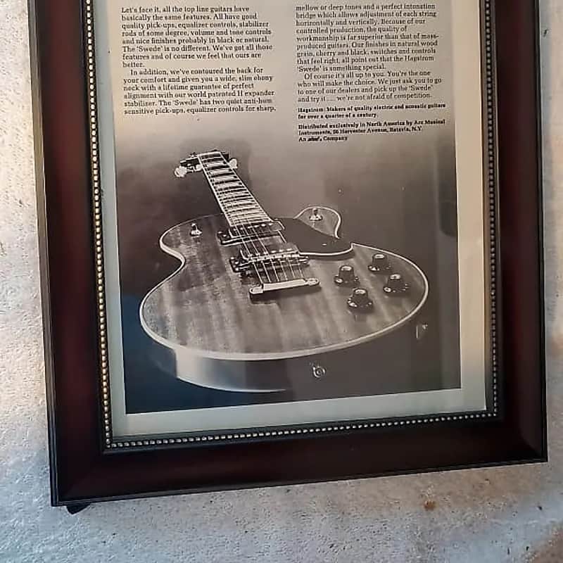 1973 Hagstrom Swede B & W