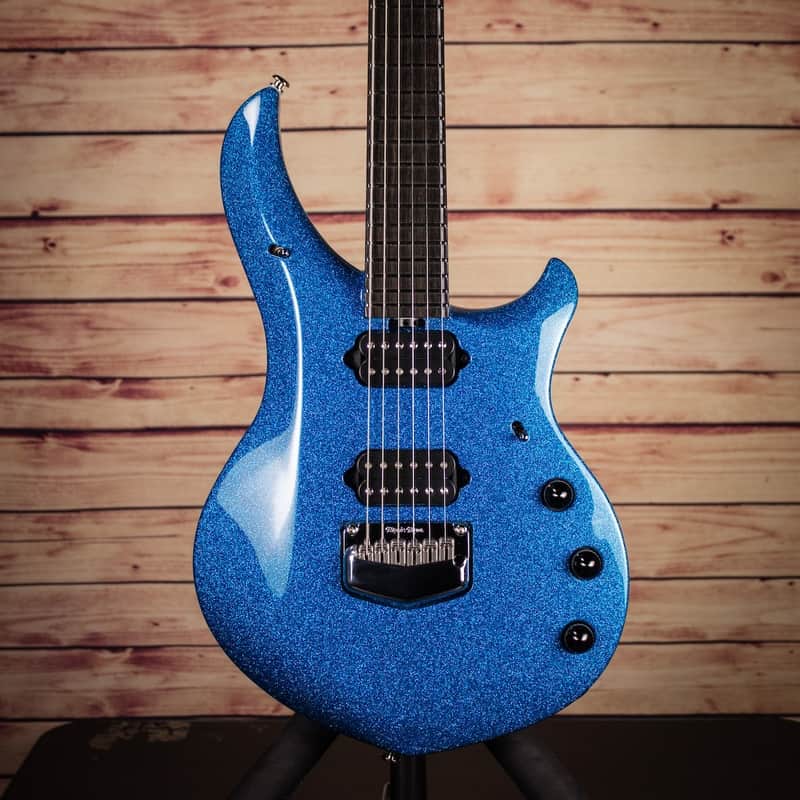 Ernie Ball Music Man Majesty Marine Blue Sparkle Limited Edition 6-String (Signed By Petrucci) 2018 image 1