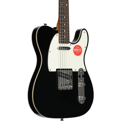 Squier Classic Vibe Baritone Custom Telecaster Electric Guitar, Laurel Fingerboard, Black