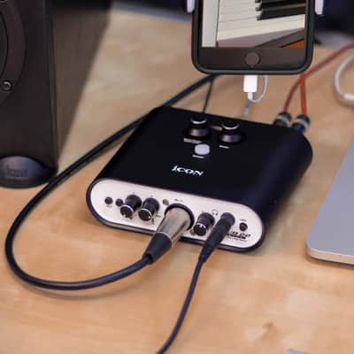 Icon Pro Audio Duo 22 Live USB Audio Interface with Mobile Streaming Capabilities, (1 mic preamp) image 5