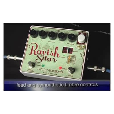 Electro-Harmonix Ravish Sitar Emulator Pedal with Selectable Decay Speed image 2