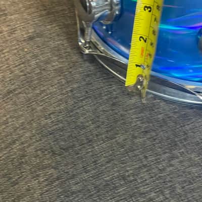 Custom 8 Inch Rack Tom Reflective Blue image 8