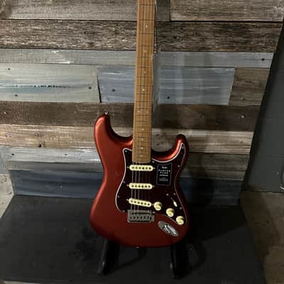 Fender Player Plus Stratocaster Aged Candy Apple Red image 1
