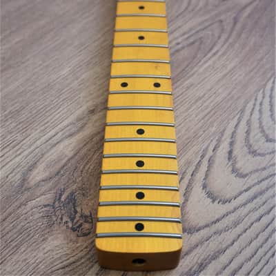 Stratocaster Compatible Maple Neck Vintage Nitro Satin image 5