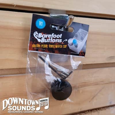 Barefoot Buttons V1 Standard Footswitch Cap - Black image 1