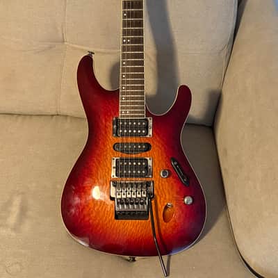 Ibanez S6570SK-STB Prestige with Ebony Fretboard 2019 - Present - Sunset Burst image 1