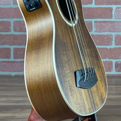 Kala Solid Hawaiian Koa Top Acoustic-Electric U-Bass image 1