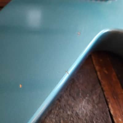 Hondo Deluxe Series 767 HH flying V vintage '80s - blue image 13