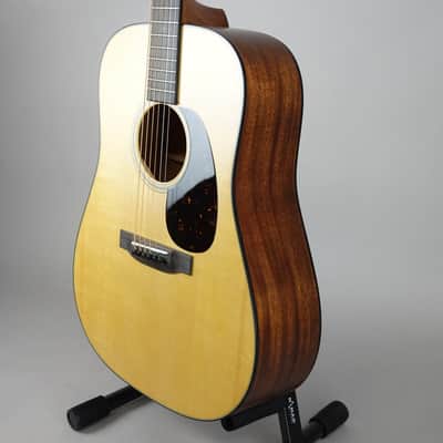 Martin D-18 Satin Standard Series Acoustic Guitar W/Case - Satin Natural with Aging Toner image 4
