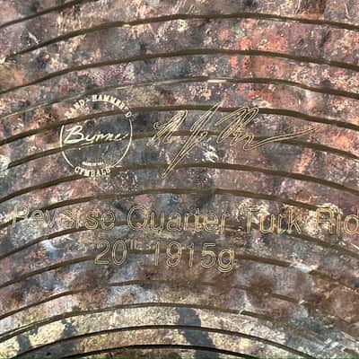 Byrne 20" Reverse Quarter Turk Series Ride Cymbal - 1915g image 3