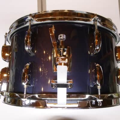 Double A Drums 7.5x14" snare drum former 1st gen Pearl Session tom, ocean blue wrap, video image 11