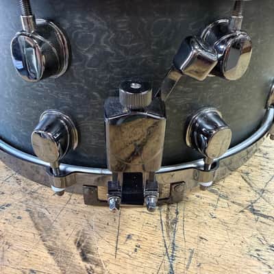 Used Mapex Black Panther Premium Series Birdseye Maple Matte Black 14"x 6.5" Wood Snare Drum Made in China image 6