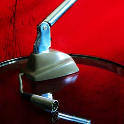 Vintage 1950's Ampex H-1390 / Electro-Voice 636 Omnidirectional Dynamic Microphone Hi Z w stand and cable 664 630 605# 1 image 11