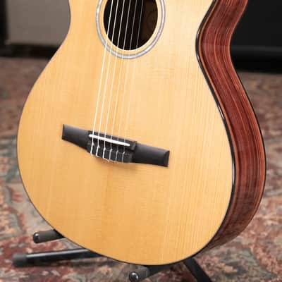 Taylor 212ce-N Plus Nylon Grand Concert Acoustic/Electric Guitar with Aerocase image 4