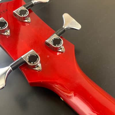 Greco TVB-650 Mahogany 30" Short Scale Used Electric Bass Guitar Made in Japan 1990s image 17