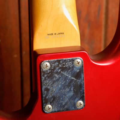 Fender Japan JB-62 Jazz Bass Reissue Candy Apple Red 1990 Pre-Owned image 17