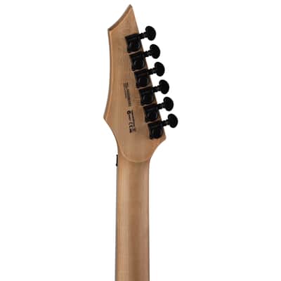 Dean Exile Select Floyd Fluence Guitar, Ebony Fretboard, Black Satin, EXILE F FL BKS image 10