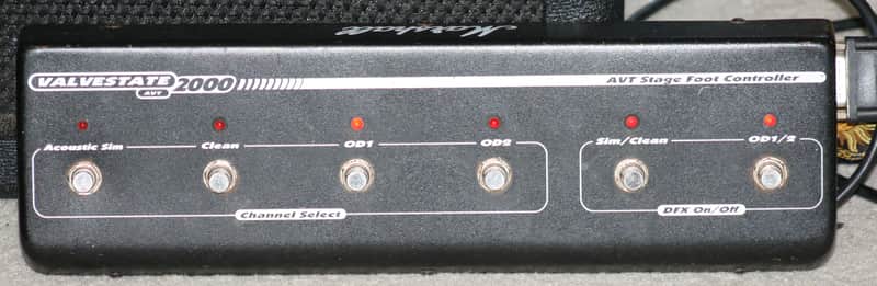 Marshall Valvestate AVT 2000 6 button Footswitch Pedal Model