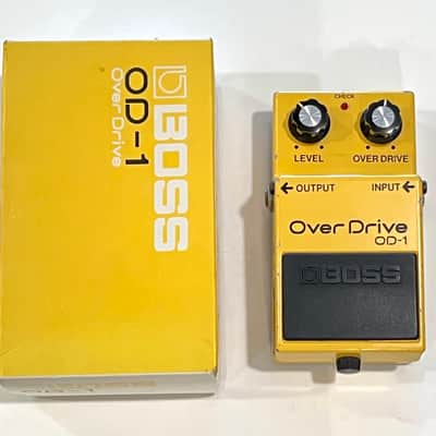 Boss OD-1 in Original Box Over Drive (Black Label) 1977 - 1985 Great Condition Fast Ship!! image 1