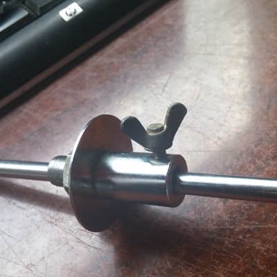 Pearl VINTAGE MIJ Hoshino Bass Drum Leg BRACKET DISAPPEARING Spur Mount MIJ 3/8" WITH LEG image 2
