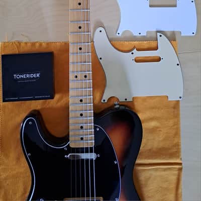 Fender Telecaster 2014 - Brown Sunburst - Lefthand Left-hand - ToneRider - Pickguard option image 13