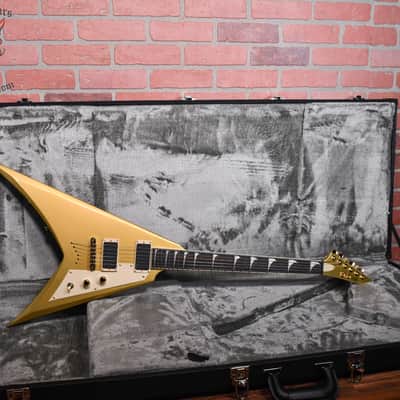 ESP LTD KH-V Kirk Hammett Signature Guitar Metallic Gold 2023 w/OHSC image 2